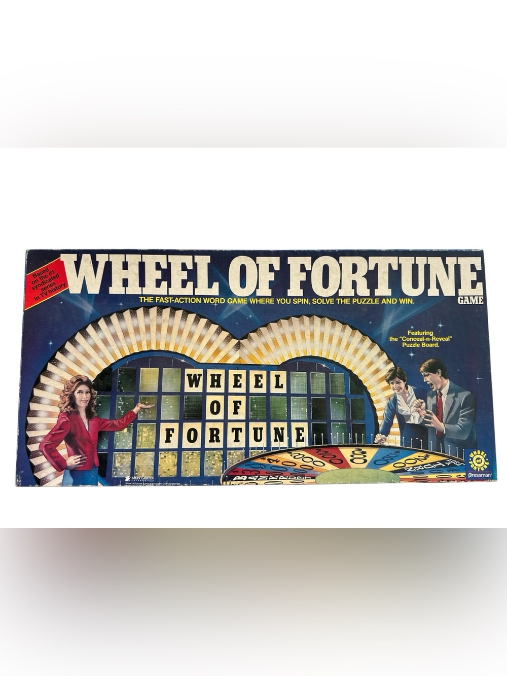 VTG Wheel of Fortune Board Game 1st Edition Pressman 1985 All Pieces NEW OPENED